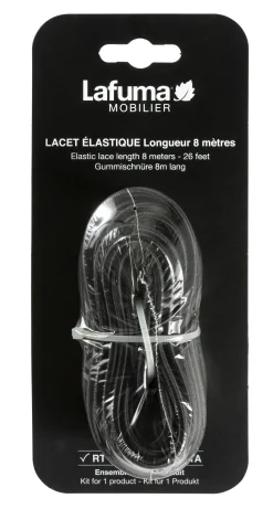 8 M ELASTIC LACES Noir