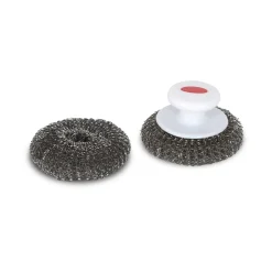 2 roestvrijstalen kogels met handvat