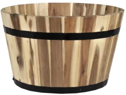 Acacia vat FSC rond d46h28