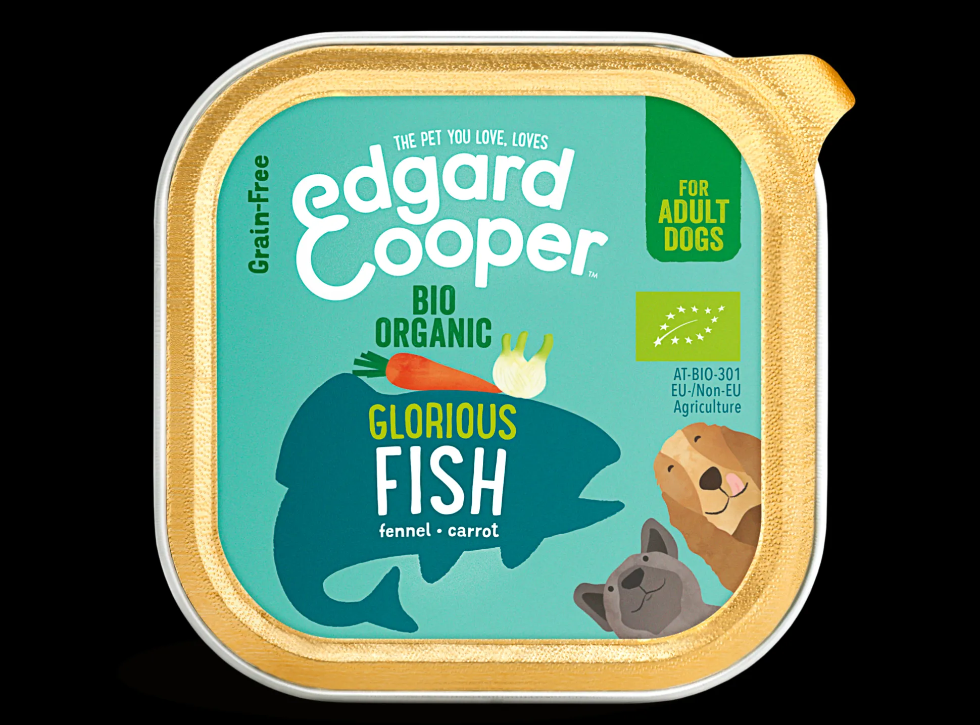 Adult blik BIO vis 100g