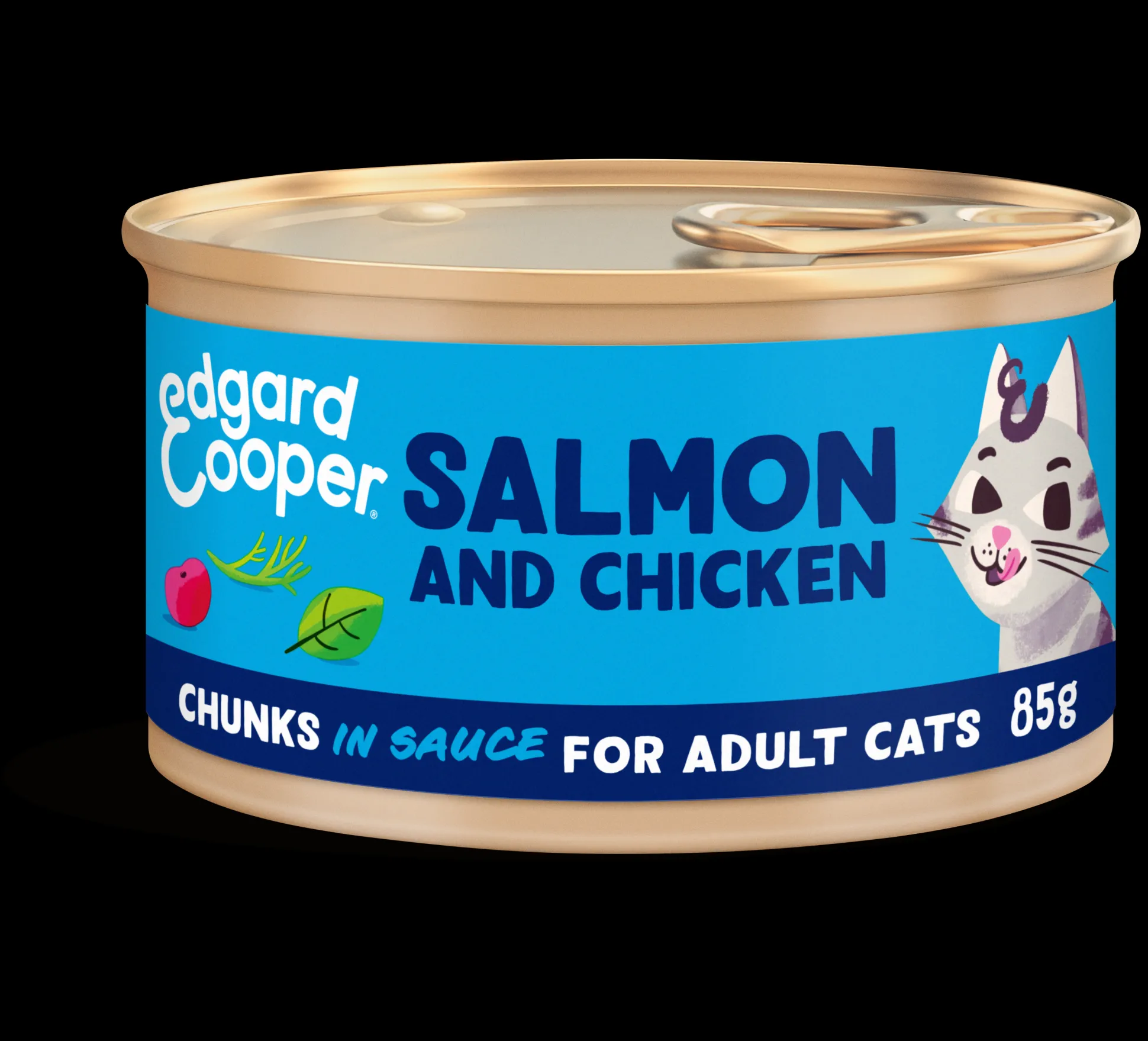 Adult zalm&kip in saus 85g