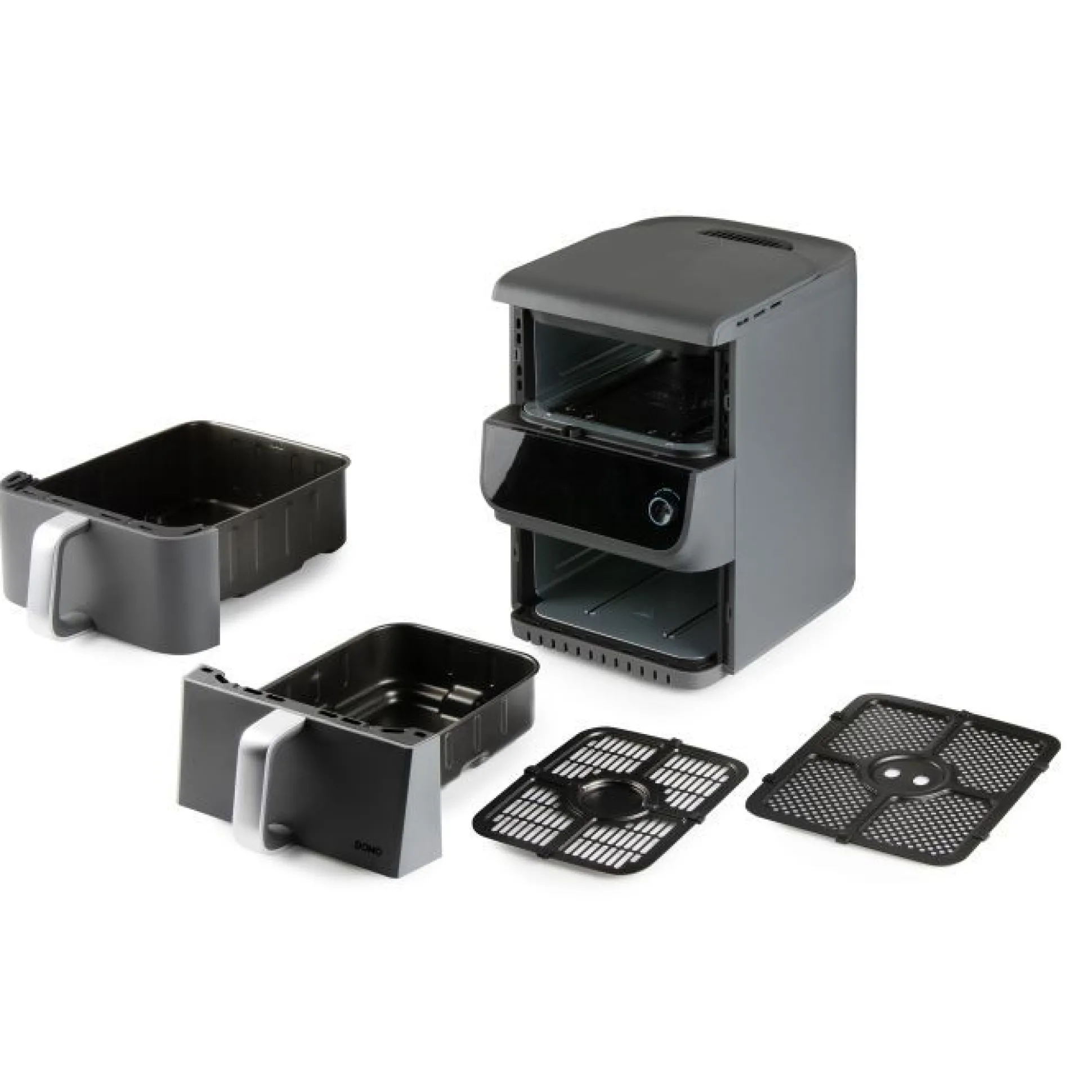 Airfryer double fry zone verticaal 3,5+6,5l