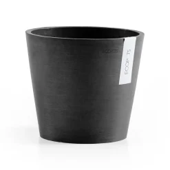 Amsterdam 20cm donkergrijs met waterreservoir