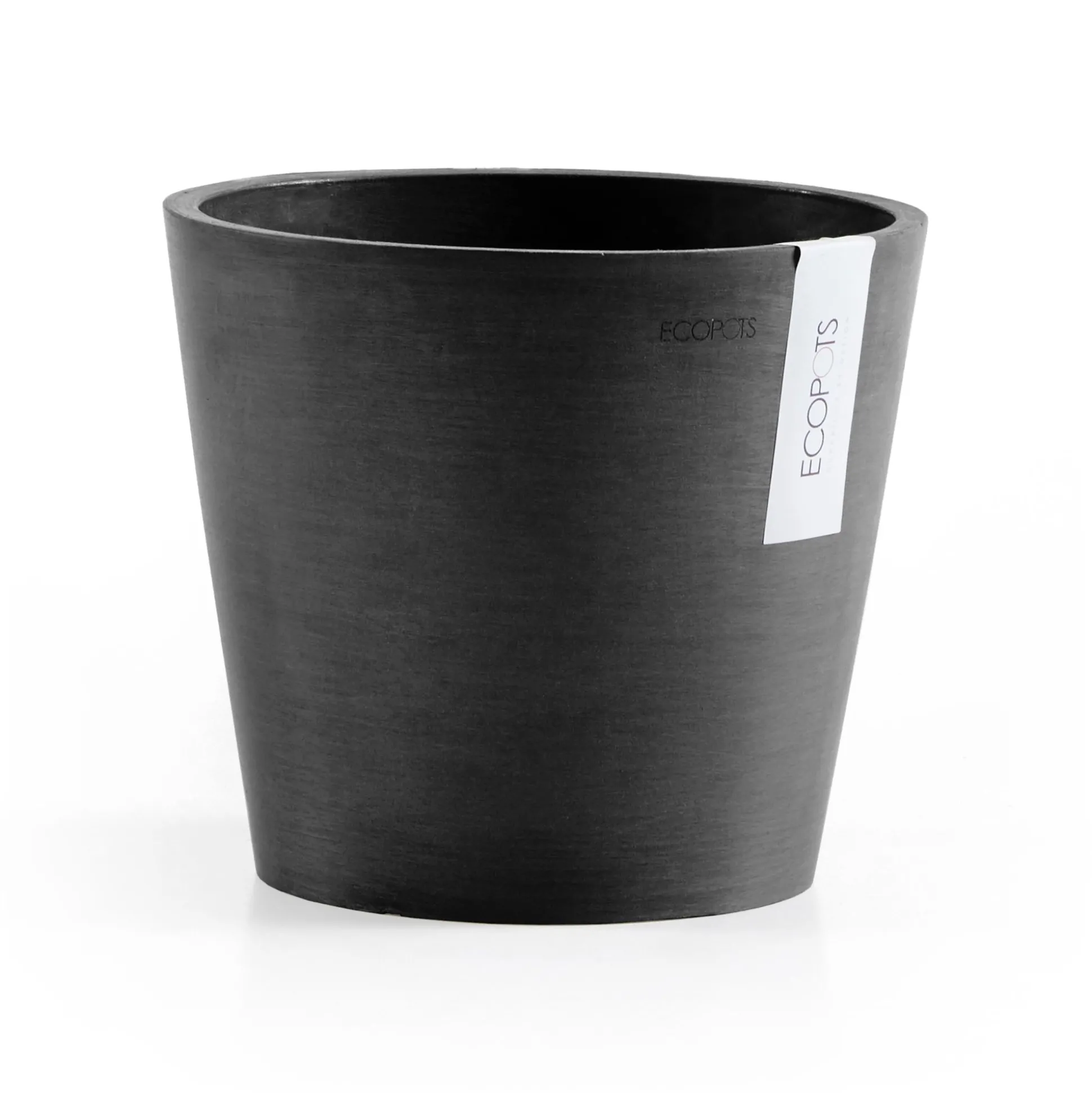 Amsterdam 20cm donkergrijs met waterreservoir