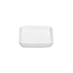 AMUSEBORD PORCELINO VIERKANT WIT