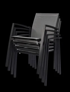 Armstoel Grant zilver grijs/charcoal