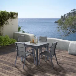 Armstoel Modulo grijs antraciet