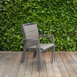 Armstoel Modulo grijs antraciet