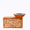 Barbecue Island d88cm met grote houtopslag