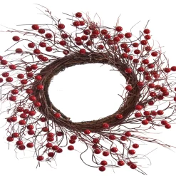 Bessenkrans 45cm rood