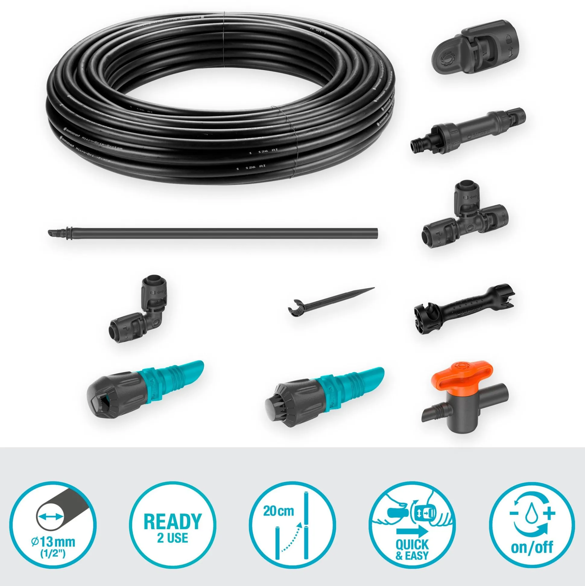 Bewatering moestuin/bloembed Set