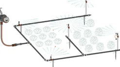 Bewatering moestuin/bloembed Set