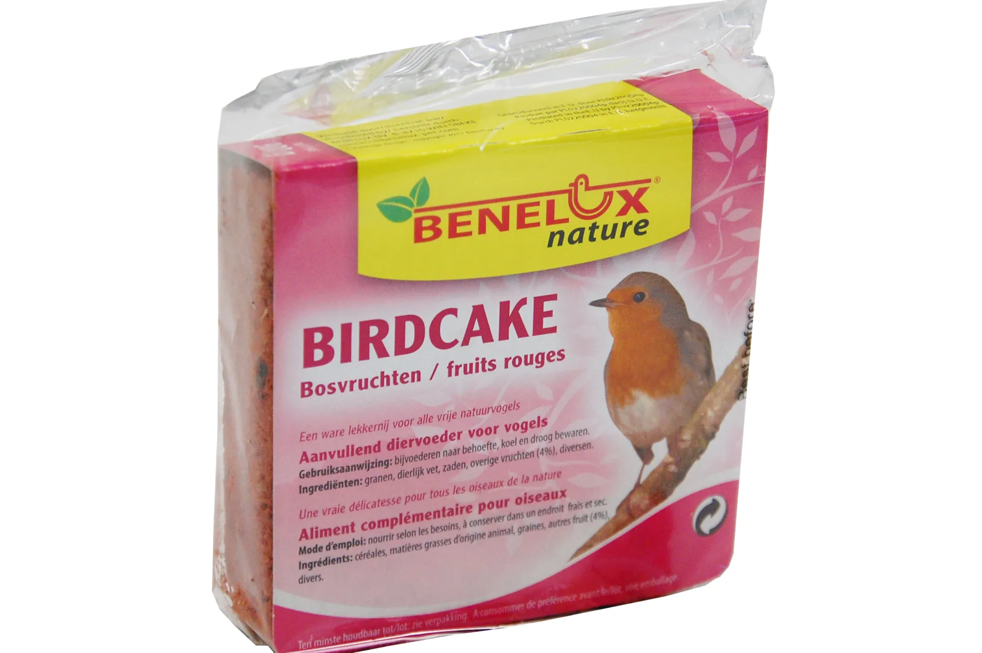 Birdcake bosvruchten voor buitenvogels