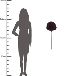 Blad tak papier paars 75cm