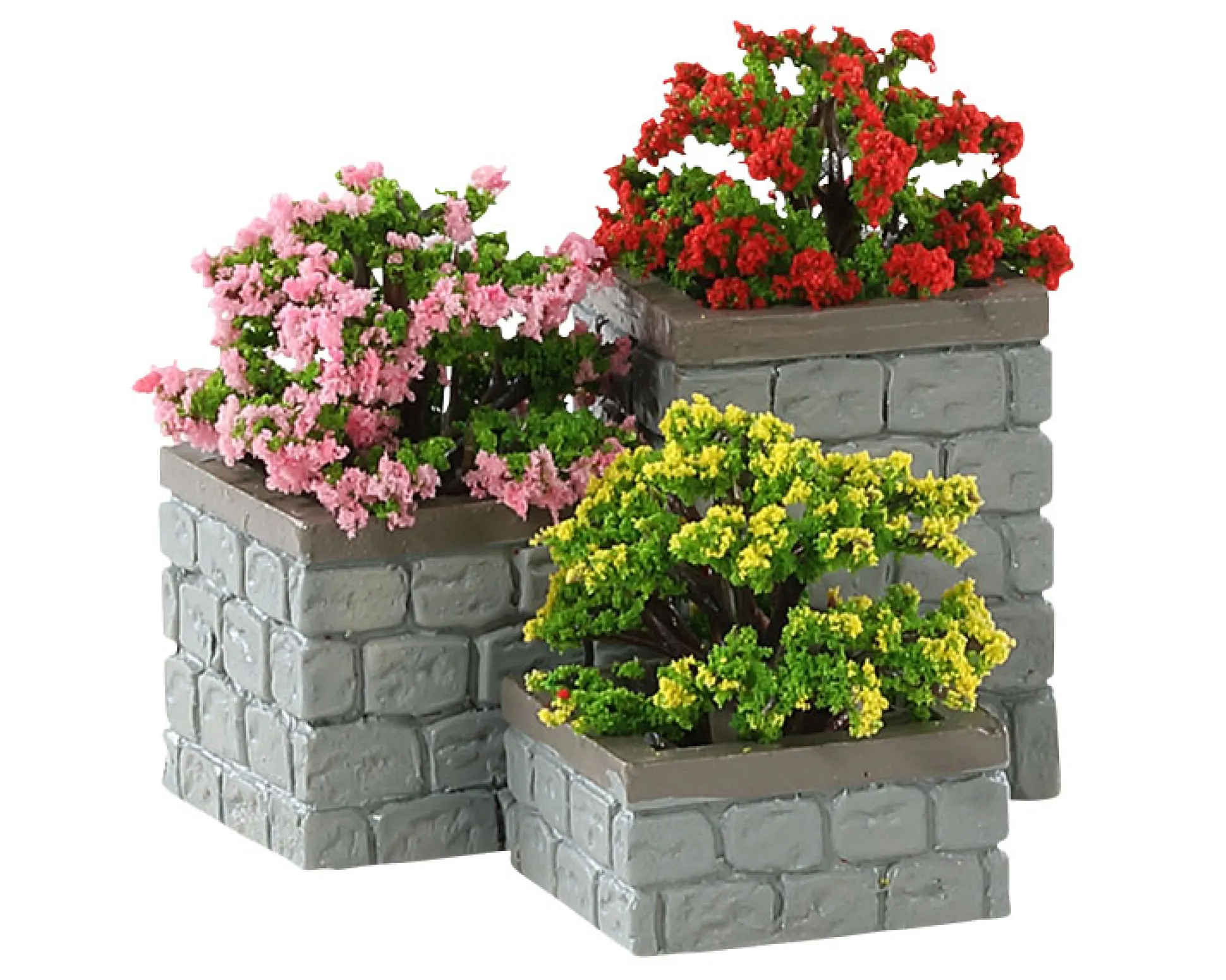 Bloembedbakken, set van 3