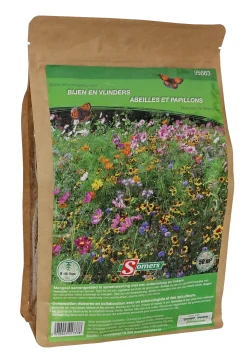 Bloemenmengsel voor bijen en vlinders 50m²