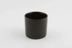 BLOEMPOT CILINDER BASIC MINI Ø 10CM MAT ZWART