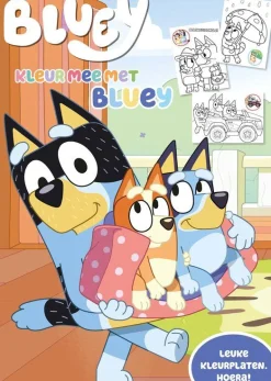 Bluey - kleur mee met bluey