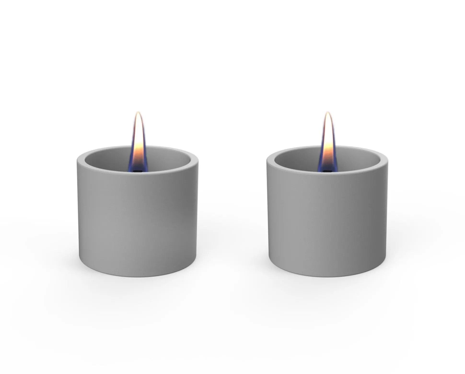 Breeze 8 keramiek - set van 2 kaarsen