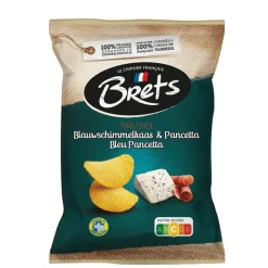 Brets chips met blauwe pancetta smaak