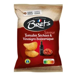 Brets chips met gedroogde tomaten & balsamico azijn