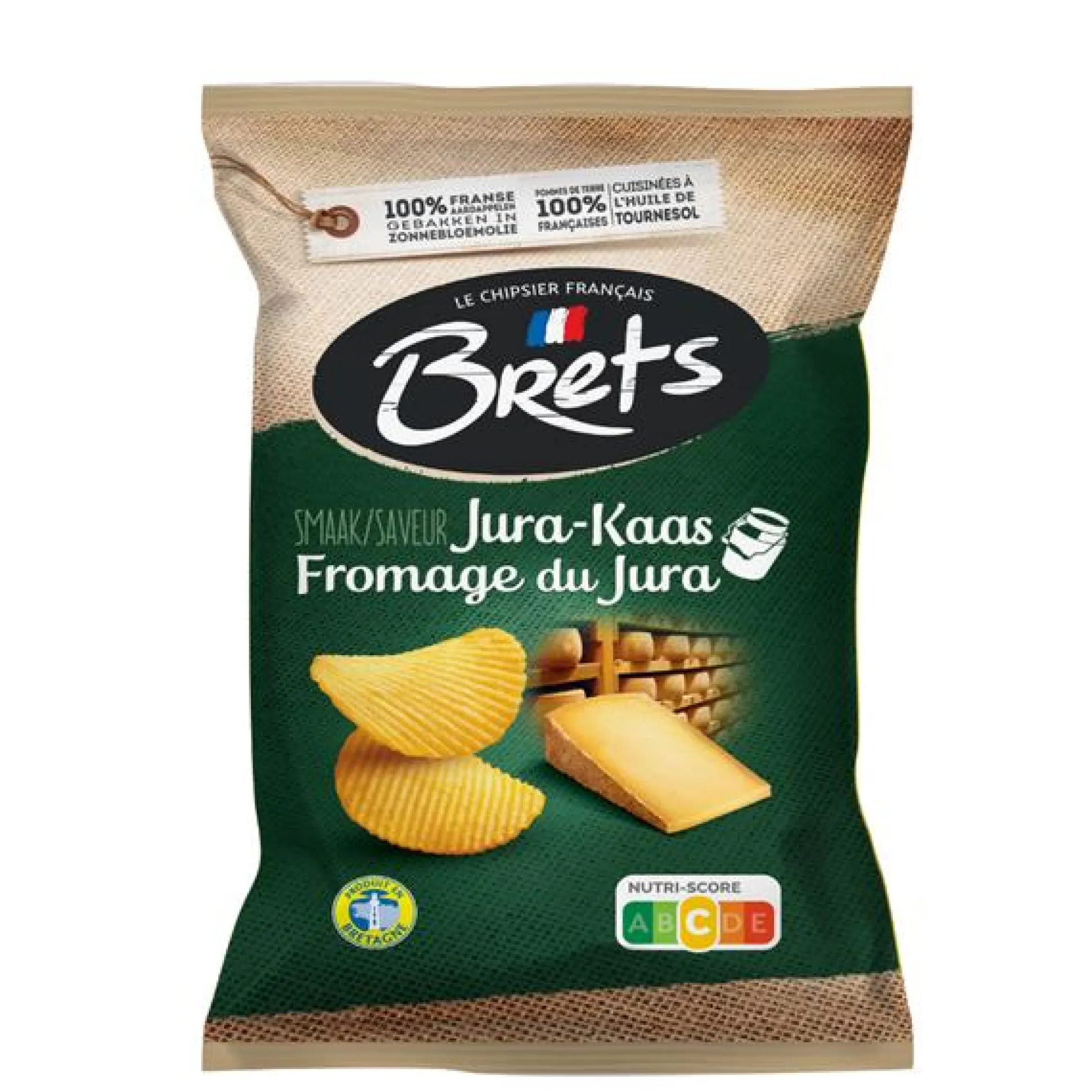 Brets chips met jura kaas smaak