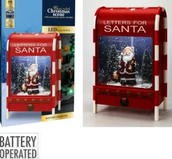 Brievenbus led sneeuw muziek