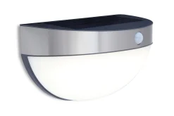 Bubble solar wandlamp met sensor roestvrij staal led 2.3w