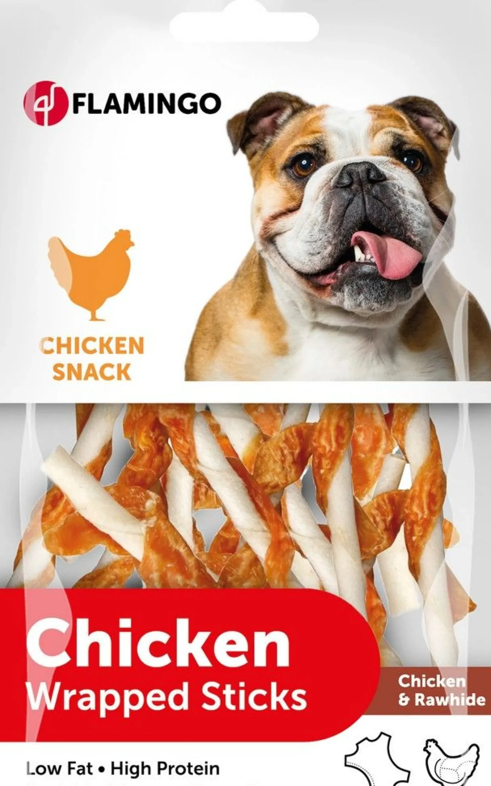 Chick'n snack wrapped sticks 65g