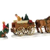 Christmas tree wagon, set of 2