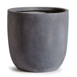 Clayfibre egg pot grijs d39h38