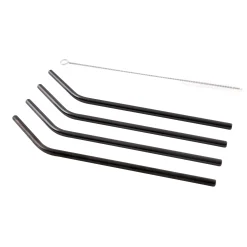 COCKTAILRIETJES RVS ZW S/4