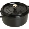 Cocotte rond 24 cm zwart