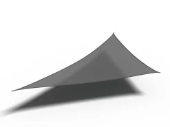 Coolfit schaduwdoek driehoek 90°, 710x500x500cm, antraciet