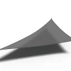 Coolfit schaduwdoek driehoek 90°, 570x400x400cm, antraciet
