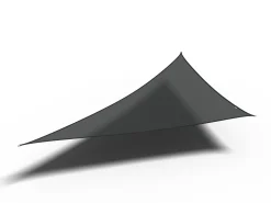 Coolfit schaduwdoek driehoek 90°, 570x400x400cm, zwart
