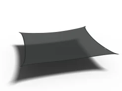 Coolfit schaduwdoek vierkant, 360x360cm, zwart