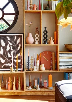 Costa kandelaar glas - h14,5xd9cm