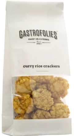 Curry rice crackers