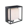 Curtis solar wandlamp donkergrijs led 3w