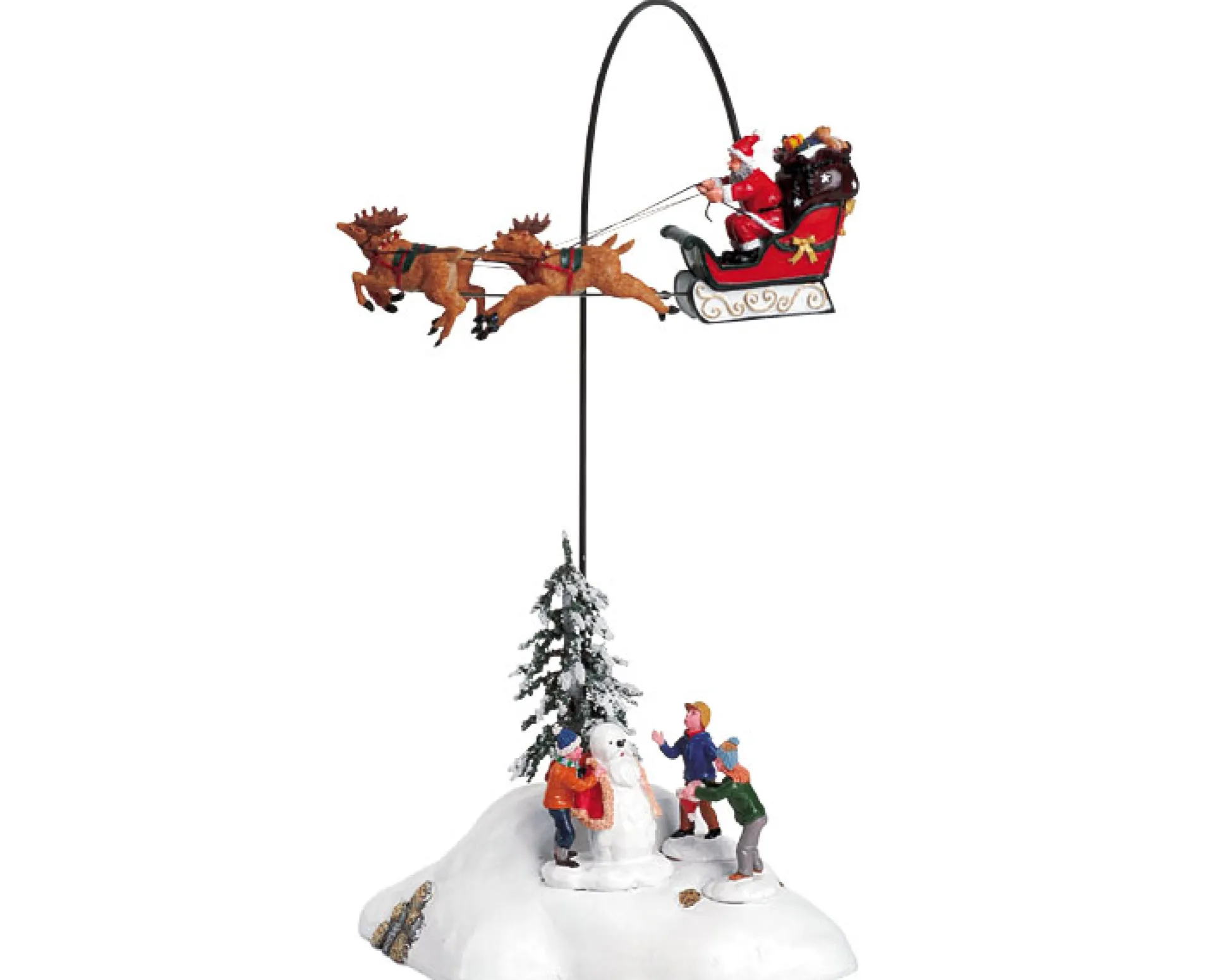 De kerstman komt naar de stad, met 4,5v adapter