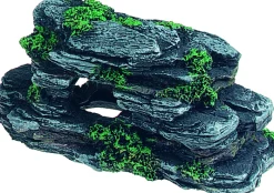 Decoratie rotsplateau met mos