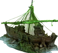 Decoratie vissersboot klein (4015)