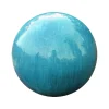 Decoratieve bol geglazuurd oceaanblauw