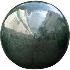 Decoratieve bol geglazuurd jade