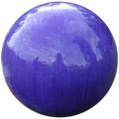 Decoratieve bol geglazuurd blauw