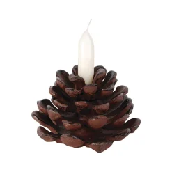 Dennenappel kandelaar