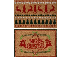 Deurmat kokosvezel christmas