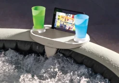 Dienblad met LED voor bubblebad