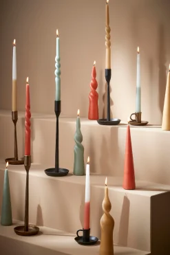 Dip-dye dinerkaars 2 stuks - h30xd2,2cm